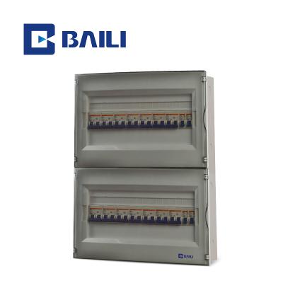 China New Design High Quality Metal +Plastic Way Metal Panel Electrical Distribution Recessed Box BAILI LS 32 MCB for sale