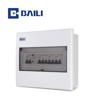 China BAILI S Full Metal +Plastic Protective Distribution Box 18way Metal Or Plastic Flush Mount MCB Low Voltage Enclosure for sale