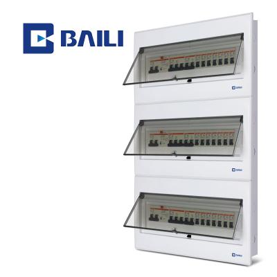 China Metal +Plastic or Plastic BAILI V8 54way 3 Tiers Wholesale Customizable Metal Control Panel Distribution Box for sale