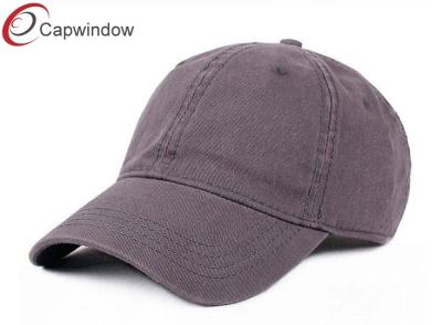 China Mens Summer Blank Baseball Caps , Stone Washed Heavy Brushed Cotton Baseball Hat for sale