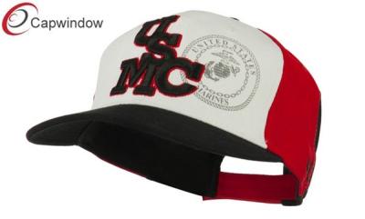 China Adult Soft Military Baseball Hats United States Marines Flat Bill for sale