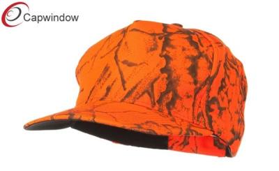 China Fluorescent Orange Brown Deer Hunting Camouflage Cap / bucket hat for men for sale