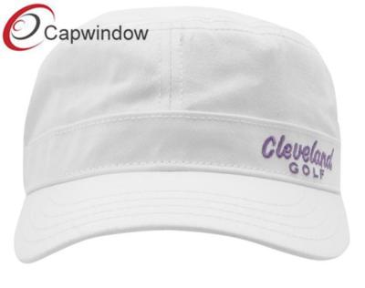 China Female Cotton Army Baseball Hats White Soft with Embroidered Logo for sale