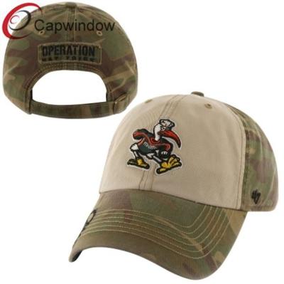 China Gorra de béisbol de Gordie del truco del algodón de Camo/casquillo de golf ajustables para unisex en venta