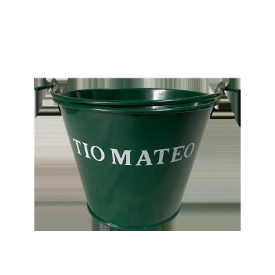 China Sustainable decorative printing 3QT beer ice bucket for sale