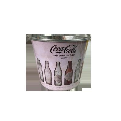 China Viable galvanized antique buckets for beer for sale