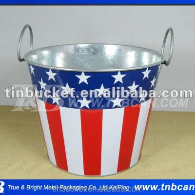 China Viable cute ice bucket with steel handle for sale