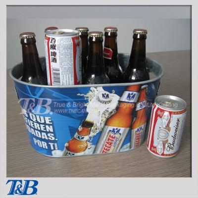 China Galvanized Sustainable Beer Cooler Ice Bucket for sale