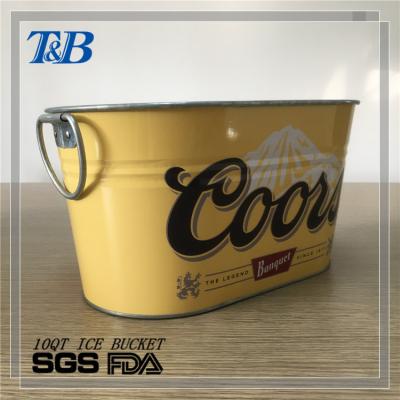 China Sustainable beer decorative bucket branded with logo for sale