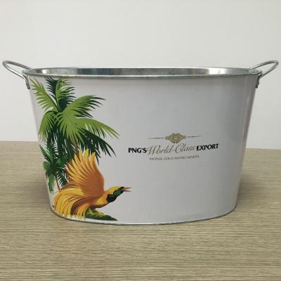 China Sustainable Large Capacity Bar Beer Bucket With Fixed Handle for sale