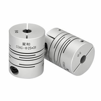 China Industrial Equipment D16 L23 Parallel Lines Hold Flexible Shafts Coupling Series Stepmotor Encoder Coupling 3mm~6.35mm for sale