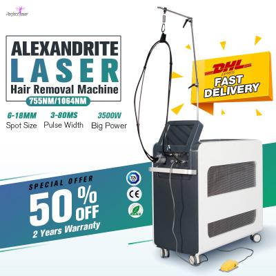 China Skin Tightening Long Pulse 1064nm Laser Alexandrite Aileen Long Pulse Nd Yag Laser Hair Removal Machine for sale