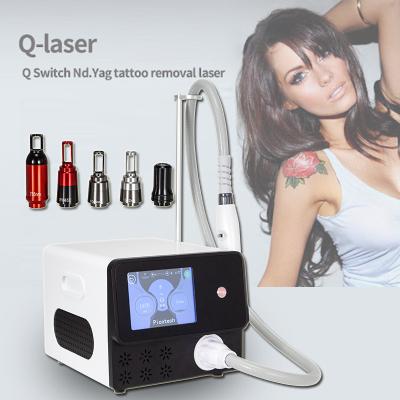 China Pico 600ps Professional Skin Rejuvenation Picosecond Machine Q Switched ND Yag Laser Tattoo Removal for sale