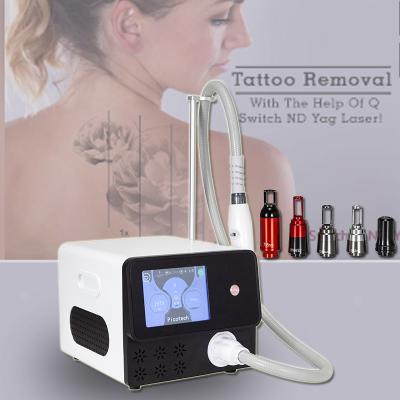 China 2022 Double Skin Rejuvenation Crystal Double Rods Pico ND Yag Laser 1064nm 532nm Picosecond Laser Tattoo Removal Machine Factory Price for sale