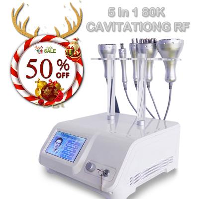 China Portable Weight Loss Ultrasound 80K RF Cavitation Vacuum Slimming Body Sahping Machine for sale