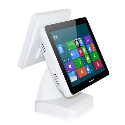 China Catering The latest pos system Top-of-the-line pos cash register machine for small businesses with dual touch screens for sale