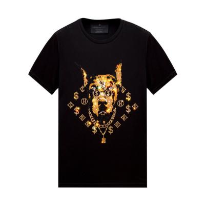 China Flatback Color God's Dog Rhinestone Heat Transfer Hotfix Sheets For Garments for sale