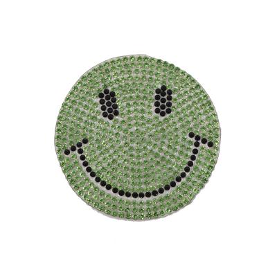 China Wholesale 3D Smiley Face Logo Patches Iron On Custom Applique Patches For Shoes for sale