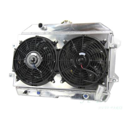 China Full Aluminum 3 Row Replacing Radiator With Shroud Fan For Datsun 240Z 260Z 1970 1971 1972 1973 1974 1975 for sale