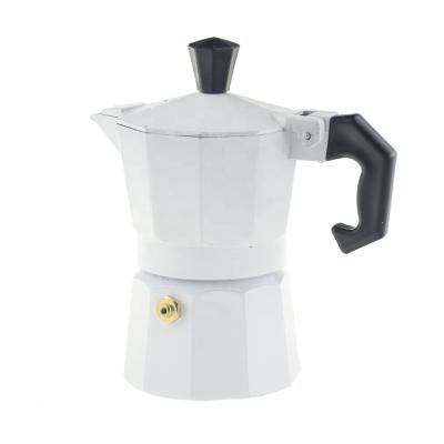 China WITH LID Z Stovetop Espresso and Coffee Maker Aluminum Moka Pot for One Cup Classic Italian Cafetera Brewing for sale