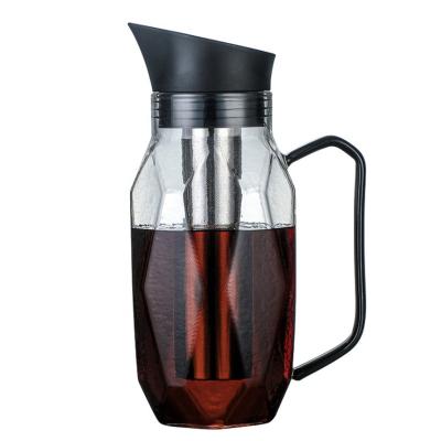 China Sustainable X Ecocoffee New Product BD3E High Capacity Glass Pot Cold Brew Maker Ice Coffee Machine With Filter Coffee Makers for sale