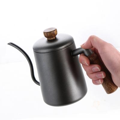 China 600ml Viable Pour Over Kettle Gooseneck Coffee Kettle Coffee Pot Coffee Makers for sale