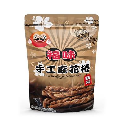 China Good Quality Taiwan Flavor Coffee Dough Natural Twist Snacks Traditional Bean Snacks for sale