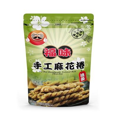 China Factory normal wholesale all ages matcha fried dough twisties pastry snack for sale