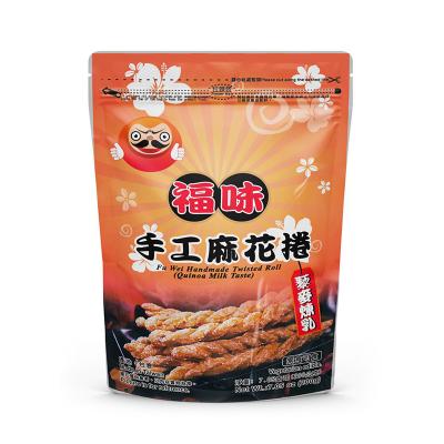 China Normal Maker Well Done Quinoa Condensed Milk Pastry Twist Pastry Tea Cereals Fried Snack for sale