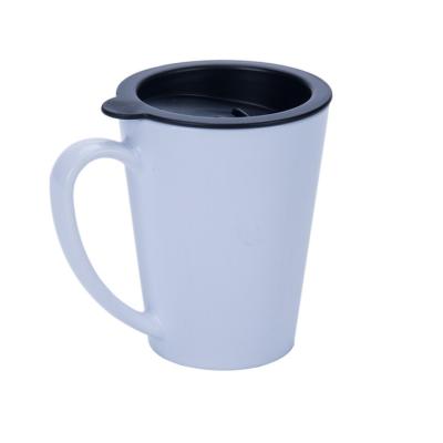 China Viable High Quality Custom Plastic 250Ml Coffee Mug With Hand for sale