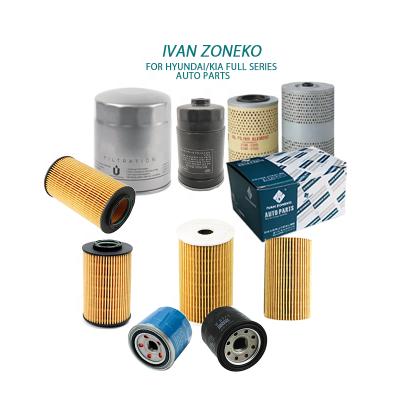 China 100% Import Material Ivan Zoneko High Quality Factory Price Auto Engine Car Oil Filter For Hyundai Kia All Car for sale