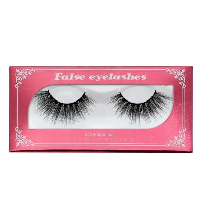 China New False Eyelashes Natrual 5D Nano Mink Lashes European And American Three Dimensional Natural Curling Lashes Extremely Paired Lashes for sale