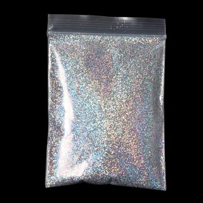 China Wholesale Holiday Decoration Glitter Powder Environmental Protection Craft Decoration Holographic Silver Powder for sale