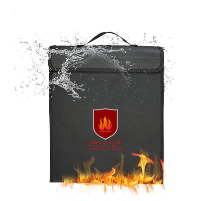 China Shenzhen Bag Shape And Flame Retardant 15x11x2 Inches Size Waterproof Fireproof Document Bag for sale