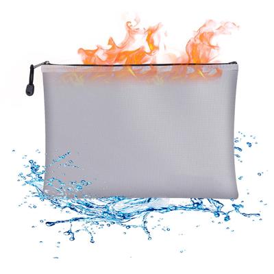 China Fire Proof Waterproof Fireproof Waterproof Document Bag Fire Retardant Fiberglass Safe Bag For Documents for sale