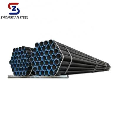 China Carbon Steel Seamless Steel Pipe Q235 Q195 ERW Construction Steel Pipe for sale