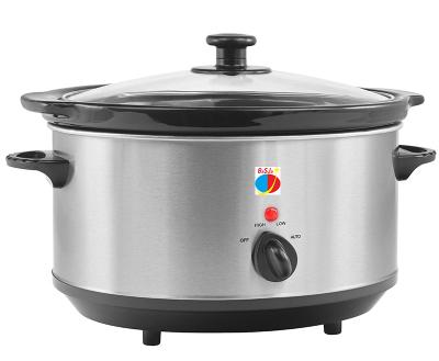 China Outdoor ETL CE UL Approved 3.5QT 4.5QT 6.5QT Electric Chinese Hot Pot Electric Stew Pot for sale