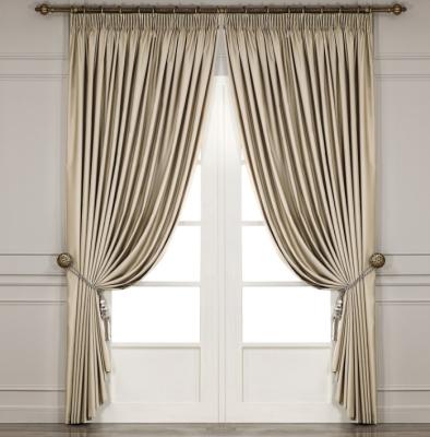 China Blackout graceblinds window curtain with two rod pocket panels for sale