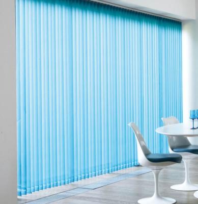 China Environmental Friendly 89mm Wooden Vertical Blinds For Windows Prefect Elevator Window Standard Custom for sale