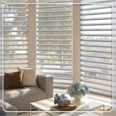 China Fireproof Windows Shade Temporary Non Wood Window Shades With Side Track for sale