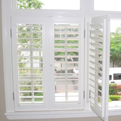 China Easy Install Hot Sale Wooden / PVC Plantation Venetian Shutters Blind for sale