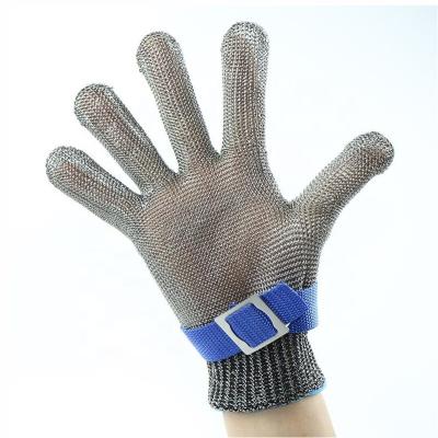 China Cheap Cut Protection Price Stainless Steel Wire Mesh Meat Cutting Butcher Gloves for sale