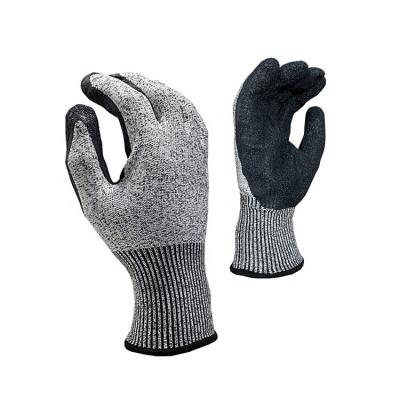 China Anti-cut NRC SAFETY metal sheet manufacturing HPPE A4 cut resistant safety work gloves for sale