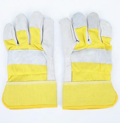 China Wholesale Work Welding Cow Split Work Leather Welding Glove for sale