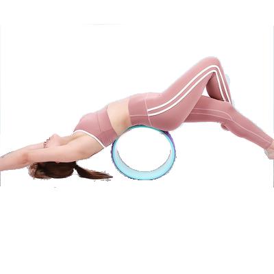 China 2021 New Muscle Back Bending Muscle Artifact Yoga Circle Yoga Relaxation Exercise Auxiliary Wheel Abdominal Strengthening Device Bending Circle Dharma Wheel for sale