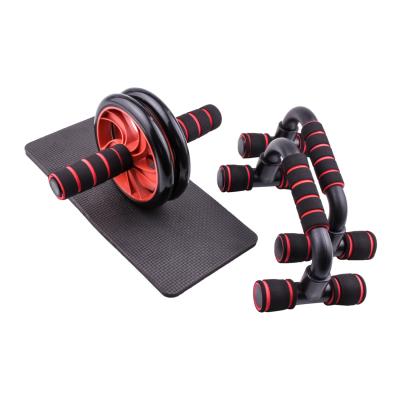 China Custom Fitness Kit Home Abdominal Wheel Home Use Trainer Hand Gripper Workout Logo Roller Set for sale