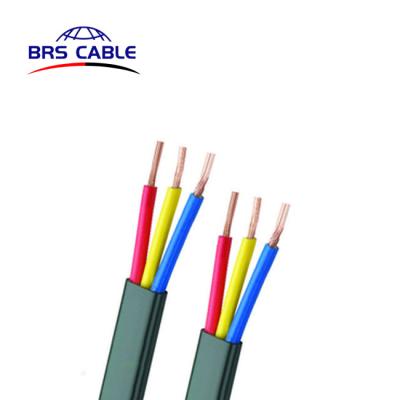 China Submersible Pump Cable 4AWG PVC Insulation Rubber Copper Cable Flat Pump Cable for sale