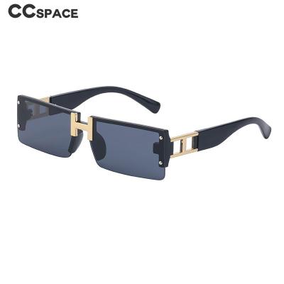 China Fashion Sunglasses 18026 Small Plastic Glasses Frames For Women Men Square Shade Rectangle Rimless Vintage Sunglasses Oculos De Sol Uv400 for sale