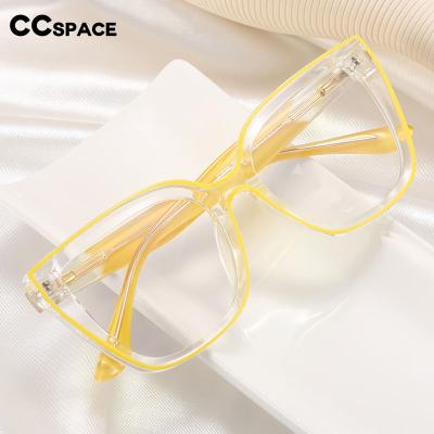 China For Reading Glasses 18035 2022 New Fashionable Double Bridge Design Women Glasses Frame Custom Tr Logo 90 Metal Optical Frames for sale