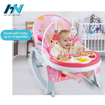 China Baby Electric Bouncer Chair Baby Bouncer Chair Safety Rocking Vibrating Chair with Music for sale